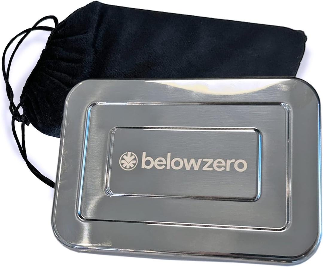 Below Zero Deluxe Stainless Steel Reusable Cooling Pack | Durable Ice Pack Lasts 48 Hours, Ice Pack for Bento, Lunch Bags, Coolers, Picnics, Camping, Beachgoers, Sporting Events | Longest Lasting