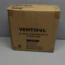 VENTISOL 12 Inch 1800 CFM High Velocity Heavy Duty Floor Fan with 3 Powerful Speeds,Portable Metal Fan,180Tilting Quiet Shop Fan for Commercial, Residential, Gym, Home Use- ETL Listed, Black