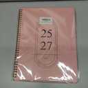 2 x Monthly Planner 2025-2027, Simplified Monthly Calendar Planner, 24 Months Calendar, July 2025 - June 2027, 8.5" * 11", Waterproof Cover with Spiral Bound, for Office, School - Pink