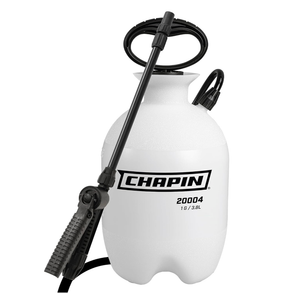 Chapin 20004 Pump Sprayer, 1Gallon SureSpray Translucent Tank with an Easy Fill FunnelTop Opening, Adjustable Cone Nozzle & 34" Long Reach Hose, Used for Fertilizer, Pesticides, Weeds & Pests