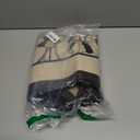 YDKGL Non Slip Thin Bath Mat Bathroom Rugs, Absorbent Quick Dry Half Circle Rubber Backed Bath Rug, Soft Woven Ultra Thin Bath Mats Shower Mat Fit Under Door, Easy Care, Black White 20''x 31''