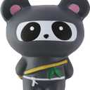Anboor 5.1 Inches Squishies Ninja Jumbo Panda Slow Rising Squishies Kawaii Scented Soft Animal Toys
