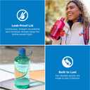 Nalgene 32 oz Narrow Mouth Water Bottle | BPA-Free, Durable & Leak Proof, Lightweight Bottle for Hiking, Gym & Travel, Pastel Green