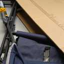 GCI OUTDOOR Freestyle Rocker Camping Chair | Portable Folding Rocking Chair with Solid, Durable Armrests, Drink Holder & Comfortable Backrest  Indigo Blue (Indigo Blue)