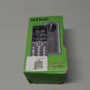 Yoidesu 2G Dual SIM Unlocked Mobile Phone, Large Buttons Senior Cell Phone with 2.4 Inch HD Screen, 6800mAh Battery GSM Dual SIM FM LED Flashlight for Elderly (US Plug) (Black)