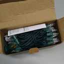 Brizled Christmas Tree Lights, 2 Pack 33ft 100 LED Christmas Lights, 120V UL Certified Connectable Xmas Light Indoor Outdoor, Clear Mini Light for Xmas, Tree, Home, Holiday, Green Wire, Bright White