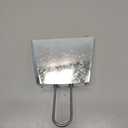 Amosfun Stainless Steel Handheld Dustpan Heavy Duty Mini Dust Pan for Kitchen Table Pet Waste Outdoor Cleanup Tool 5.5X4.3 Inches