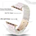 HOPO Compatible With Apple Watch Band Thin Lightweight Resin Strap Bracelet Fashion Wristband Replacement For iWatch Bands Series Ultra 11 10 9 8 7 6 5 4 3 2 1 SE for Women Men