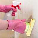 2025 New Mini Foldable Desktop Mop with Self-Squeeze Sponge - Cartoon Bear Cleaning Tool for Wet and Dry Use on Kitchen, Stove, Sink, Countertops, Glass, Bathroom, and Car (Yellow)