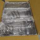 Amazing Abby - QuickSort - Plastic Stackable Organizers (10-Piece Set) for Vanity and Desk Drawer, Perfect Storage Solution for Beauty Products, Office Supplies, Decorative Items, and More