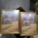 upsimples 2 Pack 11x14 Gold Picture Frame with Real Glass, Ornate Vintage 11 x 14 Photo Frames for Wall Decor
