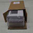 Delamu 2 Sets of 3-Tier Bathroom Under Sink Organizers and Storage, Multi-Purpose Stackable Pantry Organization and Storage, Pull Out Clear Kitchen Bathroom Cabinet Organizer with Movable Dividers (White)