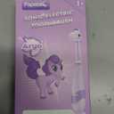 Papablic Toddler Sonic Electric Toothbrush Kids for Ages 1-3 Years, Baby Electric Toothbrush with Cute Unicorn Cover and Smart LED Timer, 4 Brush Heads (Arya)