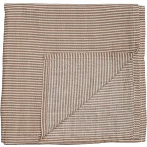 Swaddle - 100% Organic Cotton - Muslin Swaddle Blankets for Newborn, 47" x 47" (Natural Stripe)