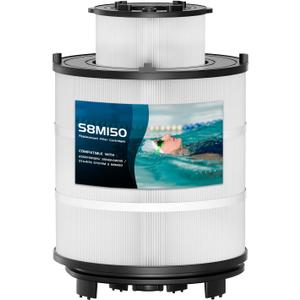 S8M150 System 3 Inner and Outer Cartridge Pool Filter Compatible with Sta-Rite System 3 S8M150, 170147, 25022-0203s, 25021-0202s, SR450 Swimming Pool Filter Cartridge, 450 Sq. Ft1