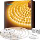 Govee Warm White LED Strip Lights 16.4ft with Control Box, 3000K, Dimmable