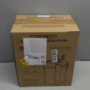 PONDFORSE Canister Filter, External Aquarium Filter Ultra-Quiet Water Circulation Cleaning Machine with Media for Fish Tanks and Aquariums (Medium, Black)