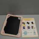 for iPad Air 5th Generation Case iPad Pro 11 inch Case 4th 3rd for Kids Girls with Screen Protector, Butterfly Kickstand, Shoulder Strap, Pencil Holder Cover for iPad Air 4th Gen 10.9'' Pink