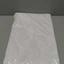Decor Linens 90 x 132 Inch Rectangular Polyester Tablecloth with Oblong Corners, Weddings, Trade show, Banquets, Home, White