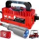 48 Volt 15 Amp Golf Cart Charger with 3-Pin Round Plug for Club Car Precedent & DS Series Only for Lead Acid Battery