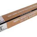 BlknWhite Certified Compostable Cling Wrap with Slide Cutter - 12" Wide x 200 feet. ASTM 6400 Certified Cling Wrap. Great Alternative to Beeswax Wraps or Plastic Wrap.