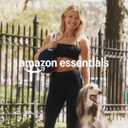 Amazon Essentials Women's Active FormFlex Buttery Soft Light Support Bandeau Sports Bra with Adjustable Straps (Large)