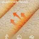 Girls Thermal Fleece Lined Leggings, Warm Winter Yoga Pants for Kids Toddlers Youth (Purple, XXL)