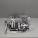 Seavish Runners for Hallways Non Slip 2.6x10 Low Pile Soft Black Carpet Runners Modern Geometric Faux Wool Entryway Rugs Indoor Decor Non Shedding Neutral Rugs for Entrance Kitchen Foyer Living Room