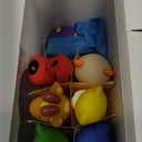 Melissa & Doug K's Kids Bowling Friends Play Set and Game with 6 Pins and Convenient Carrying Case Indoor Outdoor Bowling Set, Soft Plastic Animal Pins, for Ages 2+