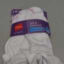 Hanes Women's Ultimate Comfort Toe Seamed Ankle Socks Pack Of 6 (5-9)
