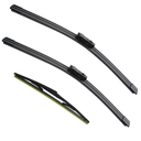 Feiyueauto Wiper Blade Replacement for Odyssey 2005-2022, Windshield Wiper Blades 26"+22" With Rear Wiper 16" (Set of 3) U/J HOOK, Double Sided Rubber Strips and Longer Life