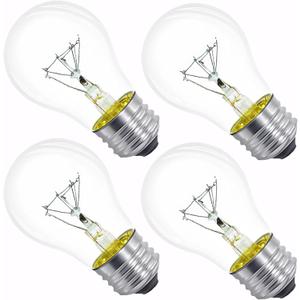 Lava Lamp Bulb 40W E26 Medium Base 120V A15 Appliance Oven Light Bulb for 16.3" Lava Lamp,Microwave Oven, Refrigerator, Over Stove Range Hood,High Temperature 500 Degrees Resistant,Warm White,4 Pack