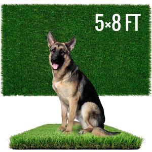 Sunturf Dog Pee Grass, Artificial Grass for Dogs, Fake Grass for Dogs Potty Training, Extra Large Dog Pads 5x8ft , Housebreaking Supplies, Indoor Outdoor Turf Grass, Washable Reusable
