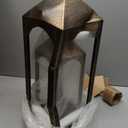 24" & 17" Large Outdoor Floor Lantern, 2Pcs Front Porch Decor