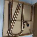 EXCMARK Shepherd Hook 32 inch 1/2 inch Thick Use at Weddings, Hanging Solar Lights, Lanterns, Bird Feeders, Metal Hanger Hook (Bronze,32inch) U.S. Patent.