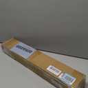 Bar Foot Rail Kit 6ft Matte Black Bar Foot Rest Brackets with Internal Connector and End Caps, Galvanized Steel Complete Undercounter Combination Mount