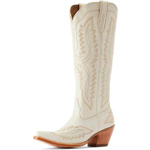 Ariat Women's Cassanova Western Boot (9, Blanco)
