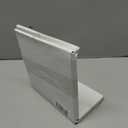 GEOMOD Gold Star Metal Bookends Heavy Duty for Desk & Shelves, Non-Slip Metal Bookends for Bookshelf End Holders, Modern Decorative Book Ends Gold, Book Holder for Office, Study & Home Library 2 Pairs
