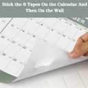 3 x Lbylyhxc 2026 Yearly Wall Calendar - Annual calendar 2026, 2026 Yearly Wall Calendar&Planner with Writing Paper, January 2026 - December 2026, X Large, 34.7" x 22.8", 2025-2026 Yearly Planner (Annual calendar - Green)