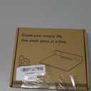 Small Floating Shelf 3mm Thick, 6.5 inch, Wall Shelf, Metal Floating Shelves for Echo, Cameras, Small Speaker, Wall Shelves for Bathroom, Living Room, Bedroom (Gold)