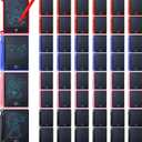 Zonon 48 Pcs Mini LCD Writing Tablet 4.72 x 3.54 Inch Electronic Drawing Pad for Kids Colorful Reusable Erasable Doodle Board with Pens Educational Learning Toy Gifts for Home School Boys Girls