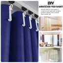 2 x 50Pcs Plastic Curtain Hooks 70mm/2.75inch Ratchet System Pinch Pleat Curtain Hooks,Adjustable Pinch Pleat Hooks for Window Curtain Door Curtain Shower Curtain