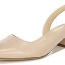 Naturalizer Womens Banks Pump CrÃ¨me Brulee Beige Leather 10 W