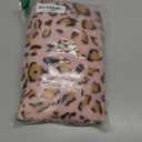 GreenJoy Leopard Print Dog Sweater  Stretchy Fleece Dog Turtleneck Sweatshirt for Puppies & Cats, Soft & Warm Pet Winter Clothes for Small, Medium & Large Dogs (Pink, Medium/Large)