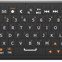 Mini Keyboard with Bluetooth 5.0/2.4G Dual Mode, Gyroscopic Motion Mouse, 64 Keys, RGB Backlight Options, Rechargeable Battery, Type-C Win/iOS/Android/ (Black)