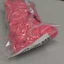 Tigeen 24 Pcs Hot Pink Scrunchies, 80s 90s Neon Pink Cotton Hair Scrunchies Bulk, Thick Elastic Ponytail Holders for Women, Party Favors, Gifts