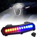 LED Hood Scoop Light for Yamaha RMAX 1000, RGB Hood Spot Light with Blue Amber Strobe Lamp for Yamaha Wolverine RMAX2 RMAX4 1000 2021-2025 Accessories (1PCS)