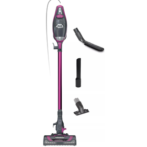 Shark HV371 Rocket Pro DLX Corded Stick, Removable Hand Vacuum, Advanced Swivel Steering, XL Cup, Crevice Tool, Upholstery Tool & Anti-Allergen Dust Brush, Fuchsia, Capacity