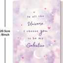 3 x Happy Galentine's Day Card for Bestie, Funny Galentines Day Card Gifts for Best Friend, Female Friend, Gal Pal (QQ-165)