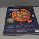 Pizza Pan - 14 Inch Nonstick Pizza Pan for Oven with Widen Handles for Cooking, Baking, and Grilling - Durable, Even Heating, Long-Lasting Kitchen Cookware (2, Golden)